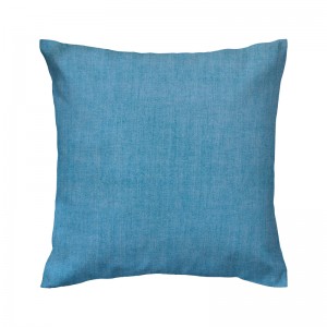 Capa de almofada suede mesclado azul turquesa
