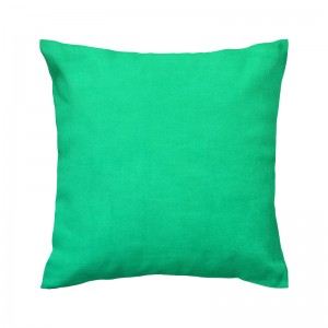 Capa de almofada suede verde bandeira
