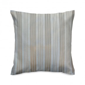 Capa de almofada listrado shantung bege (peça única)