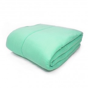 Edredom SOLTEIRO Malha fio 30 Verde Menta