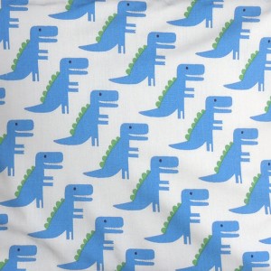 Lençol de elástico infantil dinossauro azul